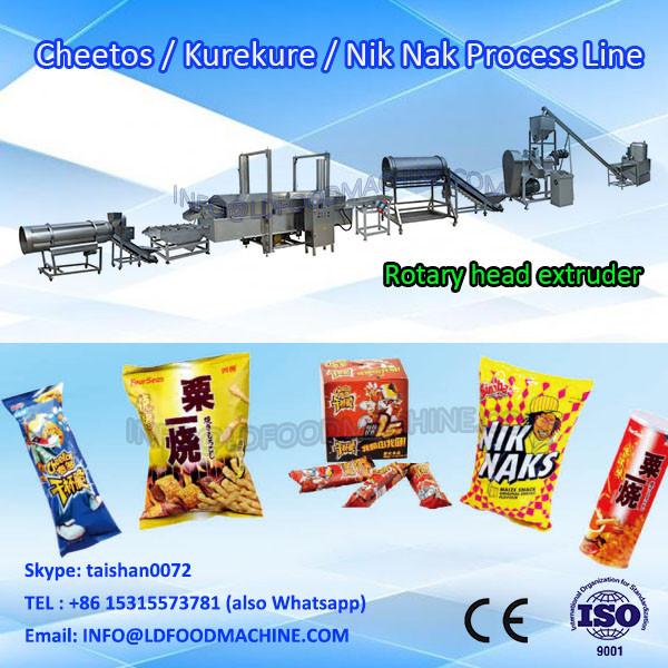 Kurkure make machinery/kurkure/cheetos/corn curls/Nik Naks production line/corn chips production line #1 image