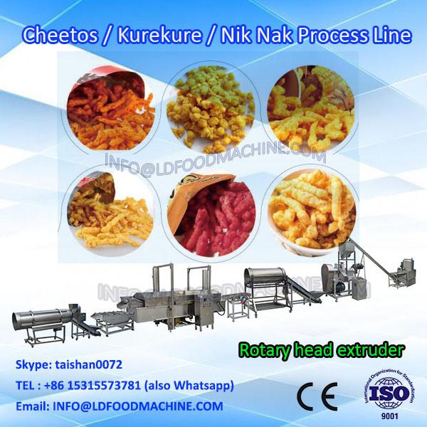 Automatic Best Grade Cheetos Snack Production Line/Yummy Puffed Cheese Snack Production Line #1 image