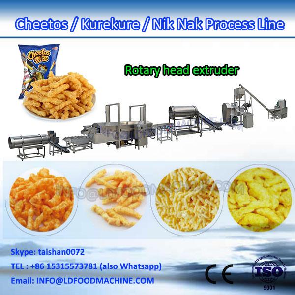 automatic puffed cheetos snacks food extruder make machinery #1 image