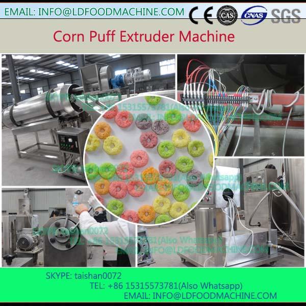 cheese curls rice snacks food screw extruder machinery #1 image