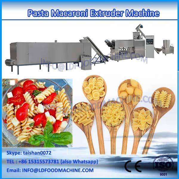 New condition single extruder fried pasta macaroni food make machinery #1 image